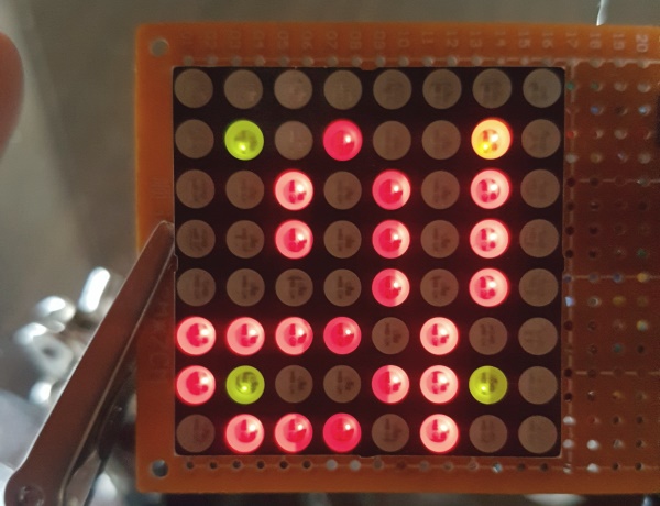 LEDs in an arbitrary formation